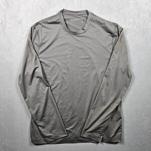 James Perse Yosemite Shirt Mens Size 3 Large Gray Performance Crew Neck